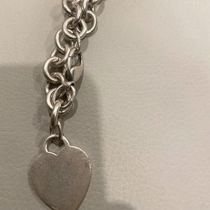 Tiffany & Co Tag Charm Chain Bracelet.